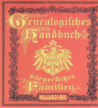 Deutsches Geschlechterbuch - CD-ROM. Genealogisches Handbuch bürgerlicher Familien. 6 Deutsches Geschlechterbuch - CD-ROM. Genealogisches Handbuch bürgerlicher Familien / Genealogisches Handbuch bürgerliche : Deutsches Geschlechterbuch （2004. 3000 S. ca. 50 Bilder und Wappen. 12.5 x 14 cm）