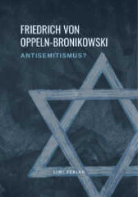 Antisemitismus? : Eine unparteiische Prüfung des Problems （2021. 76 S. 216 mm）