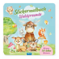 Trötsch Malbuch Stickermalbuch Waldfreunde : Stickermalbuch Malbuch. Stickerbuch (Waldfreunde) （2024. 16 S. 21 cm）