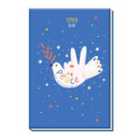 Trötsch Schülerkalender Specials mit Wattierung Peace 23/24 : Schulplaner Hausaufgabenheft Timer Terminkalender （2023. 128 S. 21 cm）