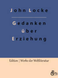 Gedanken über Erziehung (Edition Werke der Weltliteratur 399) （2022. 200 S. 220 mm）
