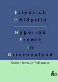 Hyperion : Der Eremit in Griechenland (Edition Werke der Weltliteratur - Hardcover 340) （2022. 140 S. 226 mm）