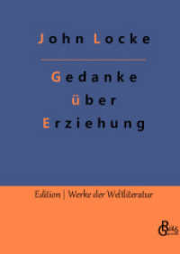 Gedanke über Erziehung (Edition Werke der Weltliteratur - Hardcover 399) （2022. 200 S. 226 mm）