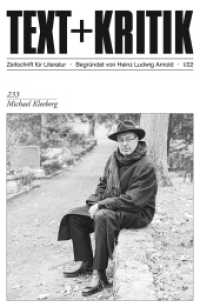 Michael Kleeberg (TEXT+KRITIK 233) （2022. 102 S. 230 mm）