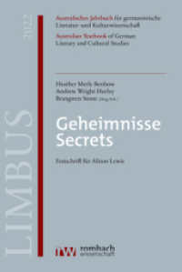 Geheimnisse - Secrets : Festschrift für Alison Lewis （2022. 263 S. 224 mm）