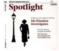 Ms Winslow investigates, 1 Audio-CD : Spotlights gewiefte englische Detektivin. 63 Min. (Spotlight Krimi) （2017. 36-seitiges Booklet. 126 x 140 mm）