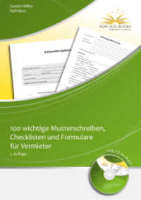 100 wichtige Musterschreiben,Checklisten und Formulare für Vermieter （2014. 48 S. 210 mm）