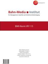 BMI-Norm VR 115 : Qualitätsmanagement （2015. 50 S. 32 cm）