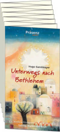 Unterwegs nach Bethlehem : Leporello mit Bildern von Sabine Waldmann-Brun （2022. 28 S. 13 cm）