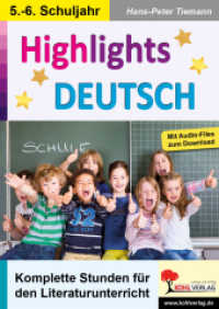 Highlights DEUTSCH : Komplette Stunden für den Unterricht （2024. 56 S. zahlr. schwarz-w. Illustr. 29.7 cm）