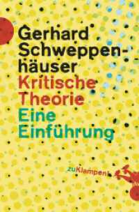 Kritische Theorie : Eine Einf&uuml;hrung