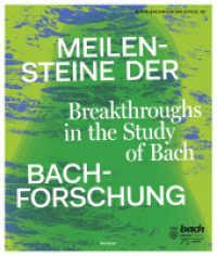 Meilensteine der Bach-Forschung : Katalog zur Ausstellung im Bach-Museum Leipzig vom 21. März bis 23. November 2025 anlässlich des 75-jährigen Bestehens des Bach-Archivs Leipzig und des 40-jährigen Jubiläums des Bach-Museums （2025. 40 S. zahlreiche teils vierfarbige Abbildungen. 26 cm）