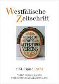 Westf&auml;lische Zeitschrift 174. Band 2024 : Zeitschrift f&uuml;r vaterl&auml;ndische Geschichte und Altertumskunde (Westf&auml;lische Zeitschrift)