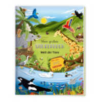 Trötsch Stickerbuch Mein großes Stickerbuch Welt der Tiere : Stickerbuch Beschäftigungbuch Lernbuch （2024. 32 S. 31 cm）