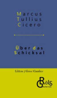 Über das Schicksal : De fato (Edition Kleine Klassiker - Hardcover 12) （2022. 120 S. 176 mm）