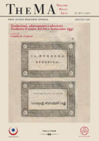 TheMA - Open Access Research Journal for Theatre, Music, Arts : Vol. III/1-2, 2014 (TheMA: Open Access Research Journal for Theatre, Music, Arts Vol. III/1-2) （2014. 136 S. 24 cm）