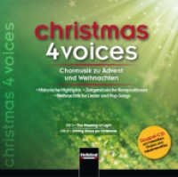 christmas 4 voices : 57 Choraufnahmen zur Advents- und Weihnachtszeit. 60 Min. （2013. 12.4 x 14.2 cm）