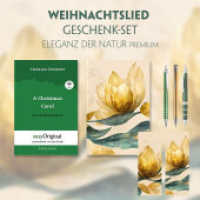 Ein Weihnachtslied Geschenkset (Hardcover + Audio-Online) + Eleganz der Natur Schreibset Premium, m. 1 Beilage, m. 1 Buc (EasyOriginal.com - Lesemethode von Ilya Frank - Englisch) （2023. 544 S. 21 cm）