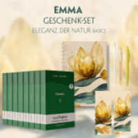 Emma Geschenkset - 8 Bücher (Softcover + Audio-Online) + Eleganz der Natur Schreibset Basics, m. 8 Beilage, m. 8 Buch (EasyOriginal.com - Lesemethode von Ilya Frank - Englisch) （2023. 2400 S. 21 x 145 cm）