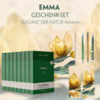 Emma Geschenkset - 8 Bücher (Softcover + Audio-Online) + Eleganz der Natur Schreibset Premium, m. 8 Beilage, m. 8 Buch (EasyOriginal.com - Lesemethode von Ilya Frank - Englisch) （2023. 2400 S. 21 x 145 cm）