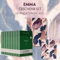 Emma Geschenkset - 8 Bücher (Softcover + Audio-Online) + Marmorträume Schreibset Basics, m. 8 Beilage, m. 8 Buch (EasyOriginal.com - Lesemethode von Ilya Frank - Englisch) （2023. 2400 S. 21 x 145 cm）