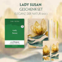 Lady Susan Geschenkset (Softcover + Audio-Online) + Eleganz der Natur Schreibset Basics, m. 1 Beilage, m. 1 Buch (EasyOriginal.com - Lesemethode von Ilya Frank - Englisch) （2023. 412 S. 21 x 145 cm）