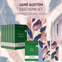 Jane Austen Geschenkset - 7 Bücher (Hardcover + Audio-Online) + Marmorträume Schreibset Premium, m. 7 Beilage, m. 7 Buch (EasyOriginal.com - Lesemethode von Ilya Frank - Englisch) （2023. 2234 S. 21 x 145 cm）