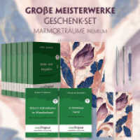 Große Meisterwerke Geschenkset - 8 Bücher (Softcover+ Audio-Online) + Marmorträume Schreibset Premium, m. 8 Beilage, m. (EasyOriginal.com - Lesemethode von Ilya Frank - Englisch) （2023. 2728 S. 21 x 145 cm）