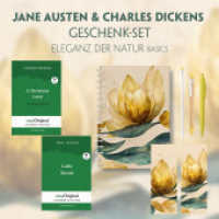 Jane Austen & Charles Dickens Geschenkset - 2 Bücher (Softcover+ Audio-Online) + Eleganz der Natur Schreibset Basics, m. (EasyOriginal.com - Lesemethode von Ilya Frank - Englisch) （2023. 892 S. 21 x 145 cm）