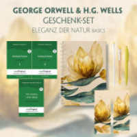 George Orwell & H.G. Wells Geschenkset - 3 Bücher (mit Audio-Online) + Eleganz der Natur Schreibset Basics, m. 3 Beilage (EasyOriginal.com - Lesemethode von Ilya Frank - Englisch) （2023. 664 S. 21 x 145 cm）