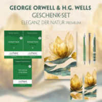 George Orwell & H.G. Wells Geschenkset - 3 Bücher (mit Audio-Online) + Eleganz der Natur Schreibset Premium, m. 3 Beilag (EasyOriginal.com - Lesemethode von Ilya Frank - Englisch) （2023. 664 S. 21 x 145 cm）
