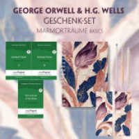 George Orwell & H.G. Wells Geschenkset - 3 Bücher (mit Audio-Online) + Marmorträume Schreibset Basics, m. 3 Beilage, m. (EasyOriginal.com - Lesemethode von Ilya Frank - Englisch) （2023. 664 S. 21 x 145 cm）