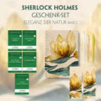 Sherlock Holmes Geschenkset - 5 Bücher (mit Audio-Online) + Eleganz der Natur Schreibset Basics, m. 5 Beilage, m. 5 Buch (EasyOriginal.com - Lesemethode von Ilya Frank - Englisch) （2023. 800 S. 21 x 145 cm）