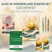 Alice im Wunderland Starter-Paket Geschenkset - 2 Bücher (mit Audio-Online) + Eleganz der Natur Schreibset Premium, m. 2 (EasyOriginal.com - Lesemethode von Ilya Frank - Englisch) （2023. 700 S. 21 cm）