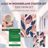 Alice im Wunderland Starter-Paket Geschenkset - 2 Bücher (mit Audio-Online) + Marmorträume Schreibset Premium, m. 2 Beil (EasyOriginal.com - Lesemethode von Ilya Frank - Englisch) （2023. 700 S. 21 cm）