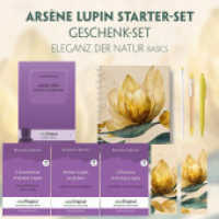 Arsène Lupin Starter-Paket Geschenkset - 4 Bücher (mit Audio-Online) + Eleganz der Natur Schreibset Premium, m. 4 Beilag (EasyOriginal.com - Lesemethode von Ilya Frank) （2023. 800 S. 21 cm）