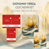 Giovanni Verga Geschenkset - 3 Bücher (mit Audio-Online) + Eleganz der Natur Schreibset Basics, m. 3 Beilage, m. 3 Buch (EasyOriginal.com - Lesemethode von Ilya Frank - Italienisch) （2023. 228 S. 19 cm）