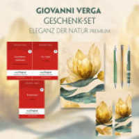 Giovanni Verga Geschenkset - 3 Bücher (mit Audio-Online) + Eleganz der Natur Schreibset Premium, m. 3 Beilage, m. 3 Buch (EasyOriginal.com - Lesemethode von Ilya Frank - Italienisch) （2023. 228 S. 19 cm）