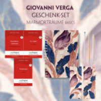 Giovanni Verga Geschenkset - 3 Bücher (mit Audio-Online) + Marmorträume Schreibset Basics, m. 3 Beilage, m. 3 Buch (EasyOriginal.com - Lesemethode von Ilya Frank - Italienisch) （2023. 228 S. 19 cm）