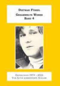 Gesammelte Werke Band 4 : Erz&auml;hlungen (1974 - 2022) （1. 2024. 480 S. 240 mm）