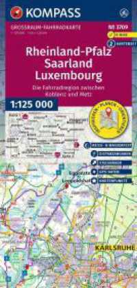KOMPASS Gro&szlig;raum Fahrradkarte 3709 Rheinland-Pfalz, Saarland, Luxembourg mit Knotenpunkten 1:125.000 : 2 Karten im Set, rei&szlig;- und wetterfest, GPX-Daten zum Download. 1:125000 (KOMPASS Gro&szlig;raum Fahrradkarte 3709) （2. Aufl. 2026. 240 mm）