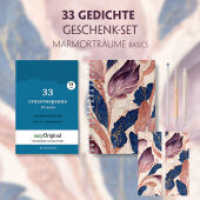 33 russische Gedichte Geschenkset (Buch mit Audio-Online) + Marmorträume Schreibset Basics, m. 1 Beilage, m. 1 Buch (EasyOriginal.com - Lesemethode von Ilya Frank) （2023. 112 S. 21 cm）
