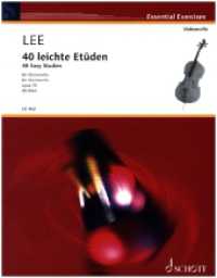 40 leichte Et&uuml;den in der ersten Lage op.70, Violoncello : Mit 2. Stimme, f&uuml;r den Lehrer zu spielen (Edition Schott) （20 S. Noten. 30,5 cm）