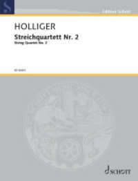 Streichquartett Nr. 2 : Streichquartett. Partitur und Stimmen. (Edition Schott)