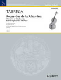 Erinnerungen an die Alhambra : 4 Violoncelli. Partitur und Stimmen. (Cello-Bibliothek) （2010. 24 S. 303 mm）