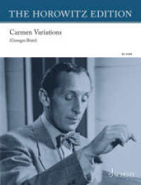 Carmen Variations : für Klavier. Klavier. Einzelausgabe.. 8 Min. (The Horowitz Edition) （2022. 20 S. 303 mm）