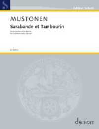 Sarabande et Tambourin : f&uuml;r Cembalo oder Klavier. Cembalo oder Klavier. Einzelausgabe. (Edition Schott)