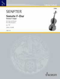 Viola-Bibliothek : Sonate F-Dur : f&uuml;r Viola und Klavier. op. 101. Viola und Klavier. Partitur und Stimme. (Edition Schott)
