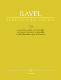 Trio für Klavier, Violine und Violoncello (Bärenreiter Urtext) （96 S.）