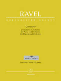 Concerto für Klavier und Orchester G-Dur （2023. 124 S.）
